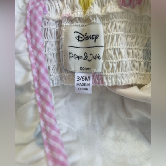 Disney × Pippa & Julie Baby Girl's Minnie Polka Dot-Print Cotton Romper - Picture 4 of 7